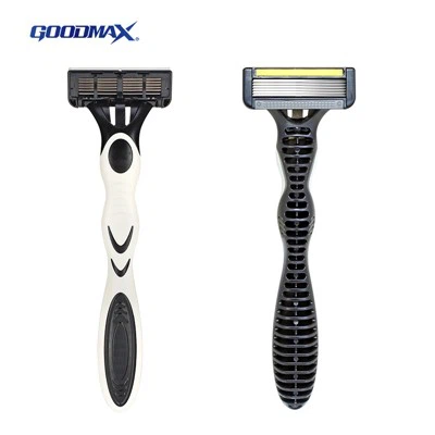 Rasoir pour hommes à flux ouvert à six lames